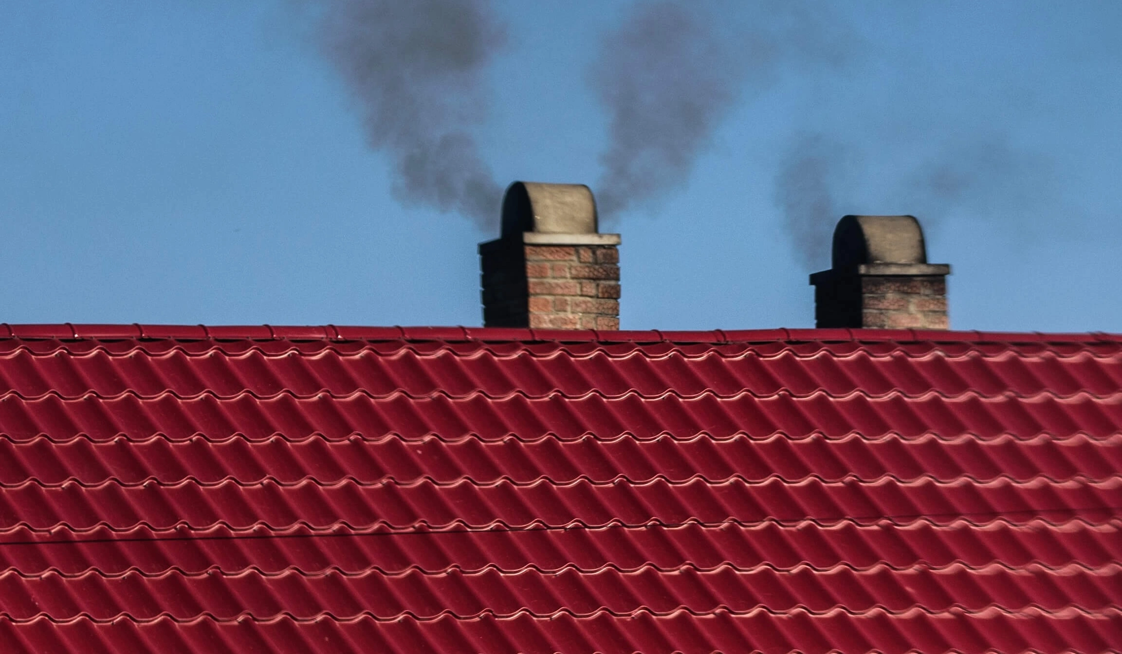 A recently cleaned roof